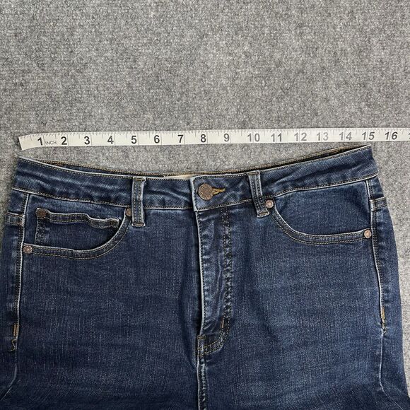 Soft Surroundings Jeans Womens Size 8 Utlimate High Rise Flare 2DV40 - Picture 7 of 10